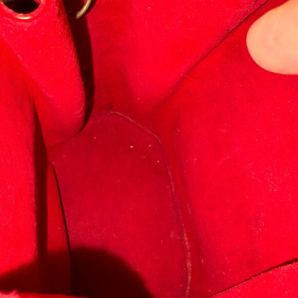 LOUIS VUITTON Epi Sac Depaule GM Shoulder Bag Red M80207 LV Auth 131025 - Picture 6 of 16